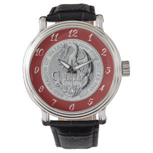 MONTRE DRAGOM ROUGE DE LA PIÈCE DE WALES