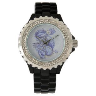 Montre Dragon bleu