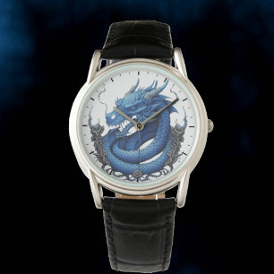 Montre Dragon bleu