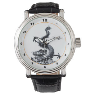 Montre Dragon chinois & Home Lucky Protectors / Dragons