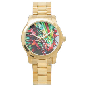 Montre Dragon de respiration par feu vert et rouge