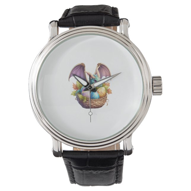 Montre Dragon Easter Day Loves Collecting Easter Eggs Dra (devant)