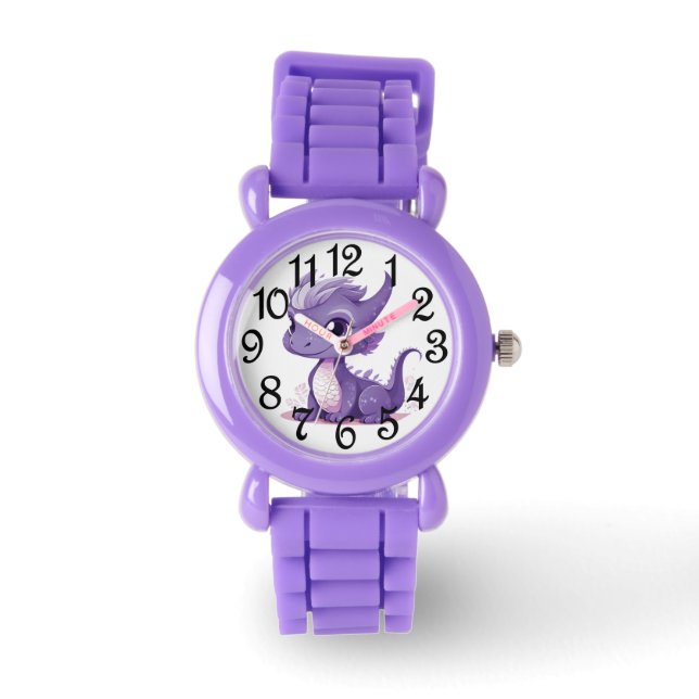 Montre Dragon violet (Recto)