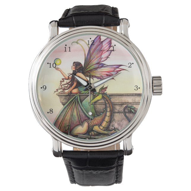 Montre Dragon's Orbs Fairy and Dragon Imaginaire Art (devant)