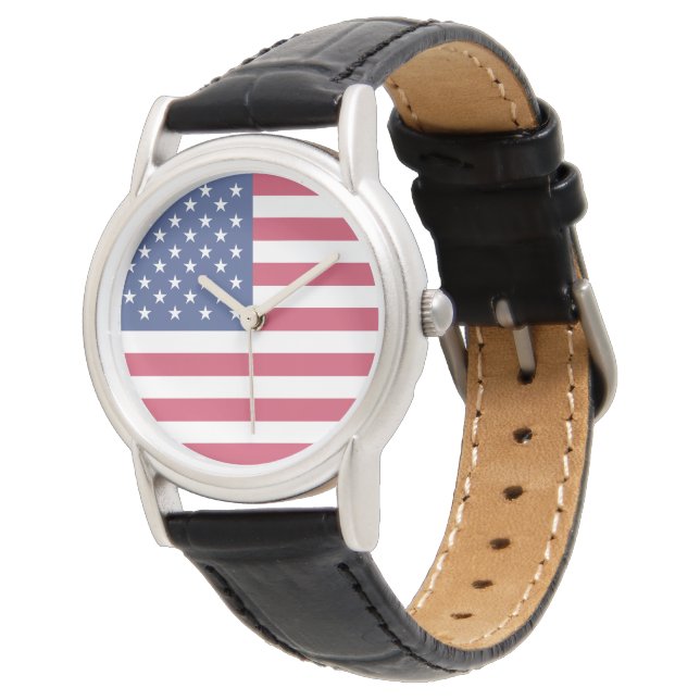 Montre Drapeau américain (Incliné)