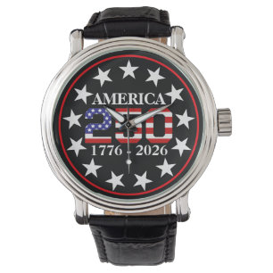 Montre Drapeau américain 250e anniversaire 1776-2026 État