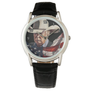 Montre Drapeau américain Casquette du président Donald Tr