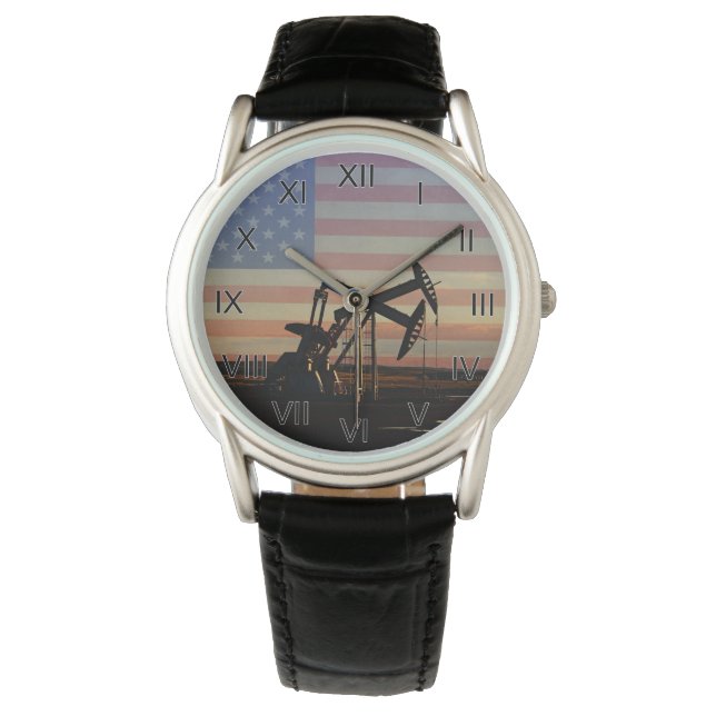 Montre Drapeau américain Oilfield (devant)