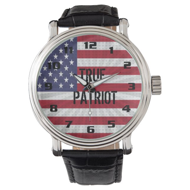 Montre Drapeau américain très patriotique True Patriot (devant)