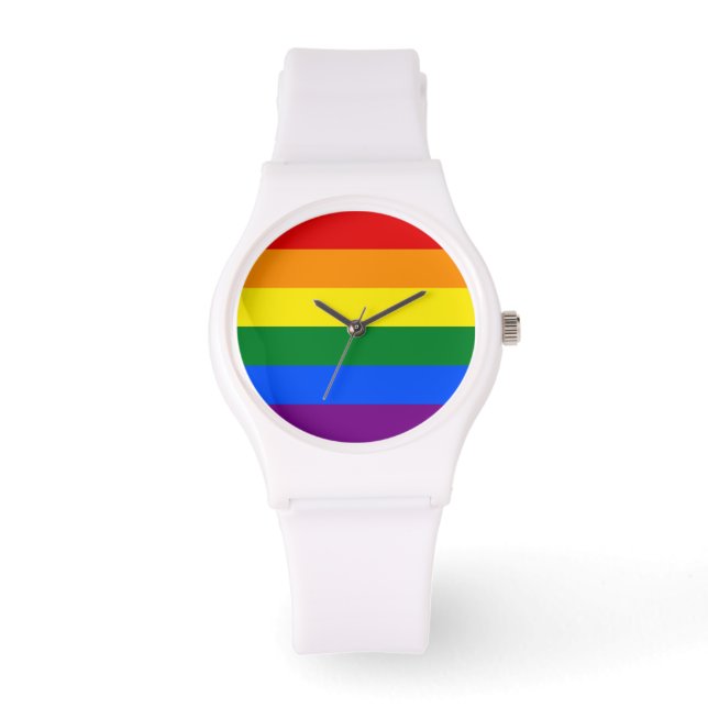 Montre Drapeau arc-en-ciel (Recto)