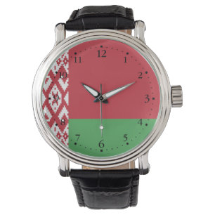 Montre Drapeau Biélorusse Patriotique