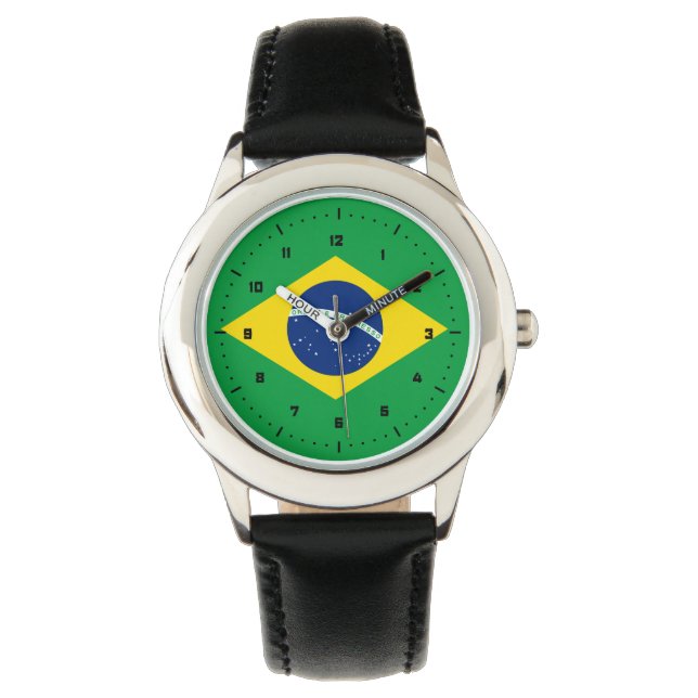 Montre Drapeau brésilien (devant)