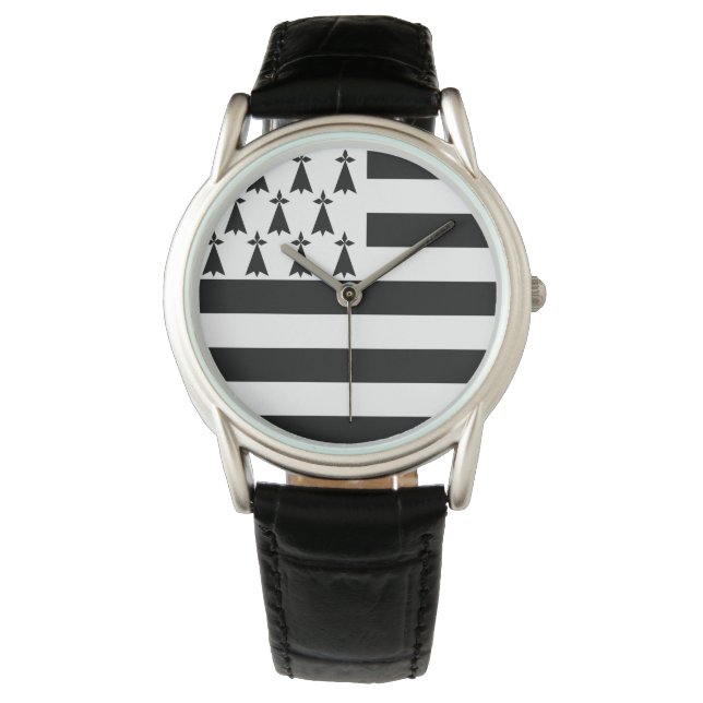 Montre Drapeau breton (Gwenn-ha-du) (devant)