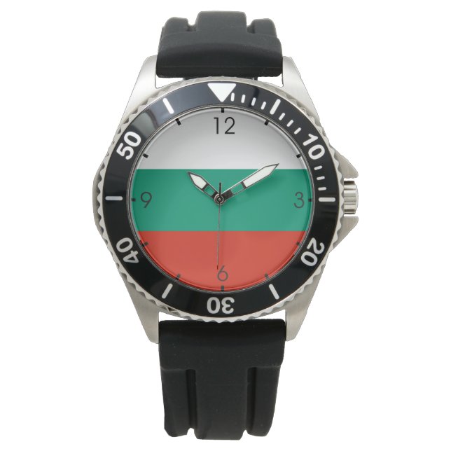 Montre Drapeau bulgare (Bulgarie) (devant)