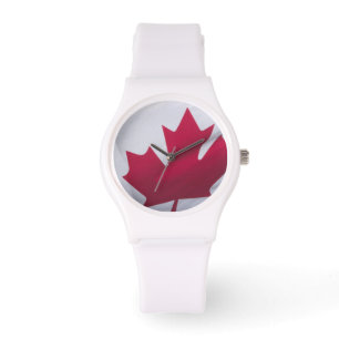Montre Drapeau canadien.