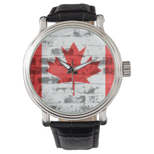 Montre Drapeau canadien Vintage