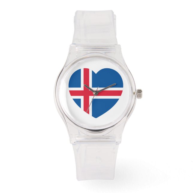 Montre Drapeau cardiaque islandais (Recto)