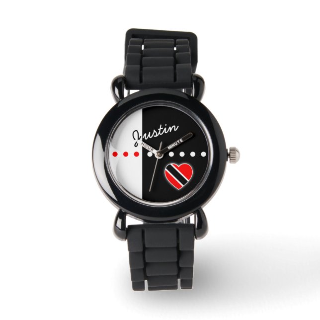 Montre Drapeau cardiaque trinidadien (Recto)
