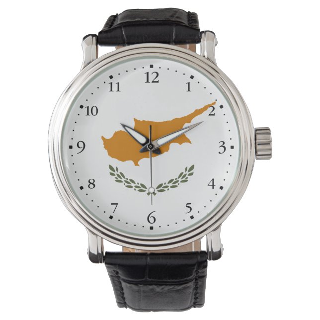 Montre Drapeau de Chypre (devant)