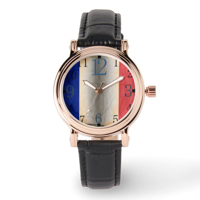 Montre Drapeau de France (Recto)