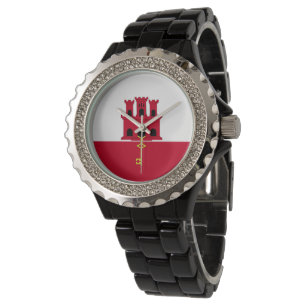 Montre Drapeau de Gibraltar