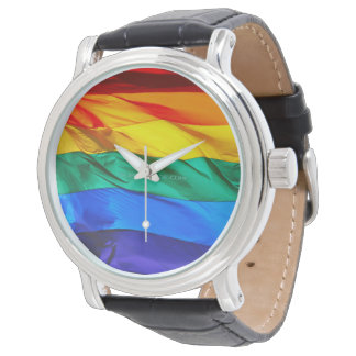 Montre Drapeau de la fierté gay de SlipperyJoe's flottant