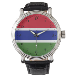 Montre Drapeau de la Gambie