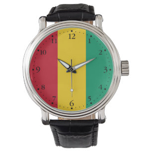 Montre Drapeau de la Guinée
