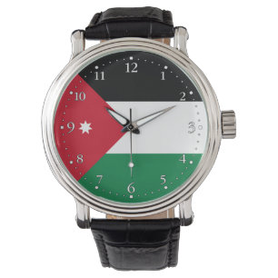 Montre Drapeau de la Jordanie