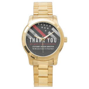 Montre Drapeau de la ligne rouge pour l'anniversaire de r