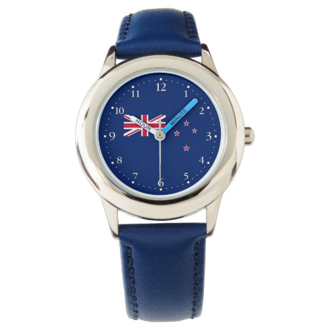 Montre Drapeau de la Nouvelle-Zélande (devant)