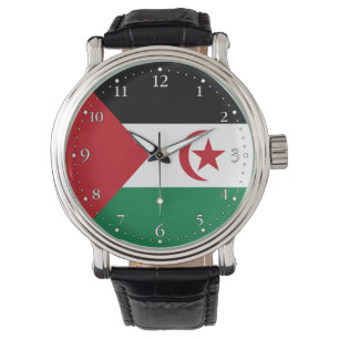 Montre Drapeau de la République arabe sahraouie démocrati