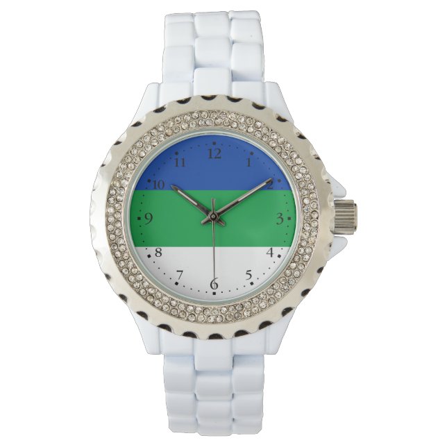 Montre Drapeau de la République de Komi (devant)