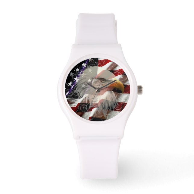 Montre Drapeau de l'aigle américain (Recto)