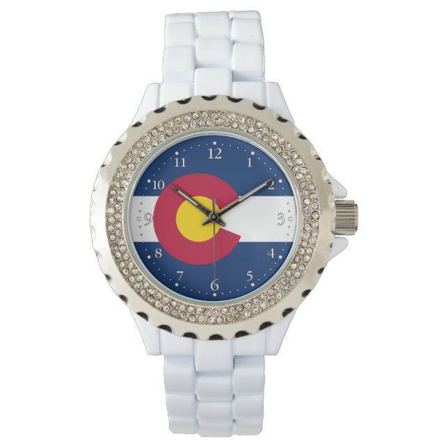 Montre Drapeau de l'État du Colorado (devant)
