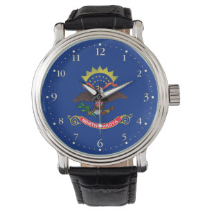 Montre Drapeau de l'État du Dakota du Nord