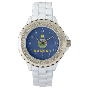 Montre Drapeau de l'État du Kansas