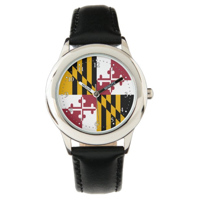 Montre Drapeau de l'État du Maryland (devant)