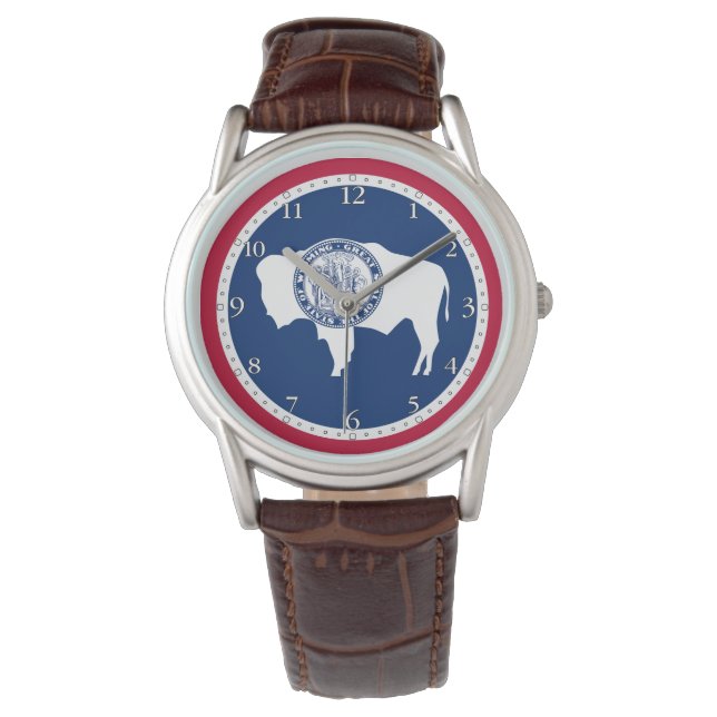Montre Drapeau de l'État du Wyoming (devant)