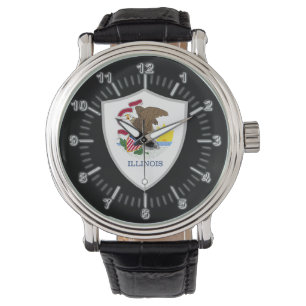 Montre Drapeau de l'Illinois