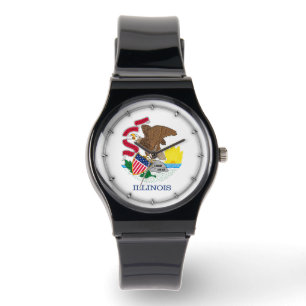 Montre Drapeau de l'Illinois