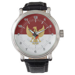 Montre Drapeau de l'Indonésie