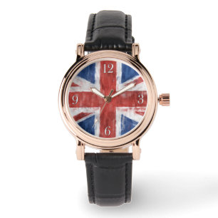 Montre Drapeau de l'Union britannique Patriotic Wristwatc