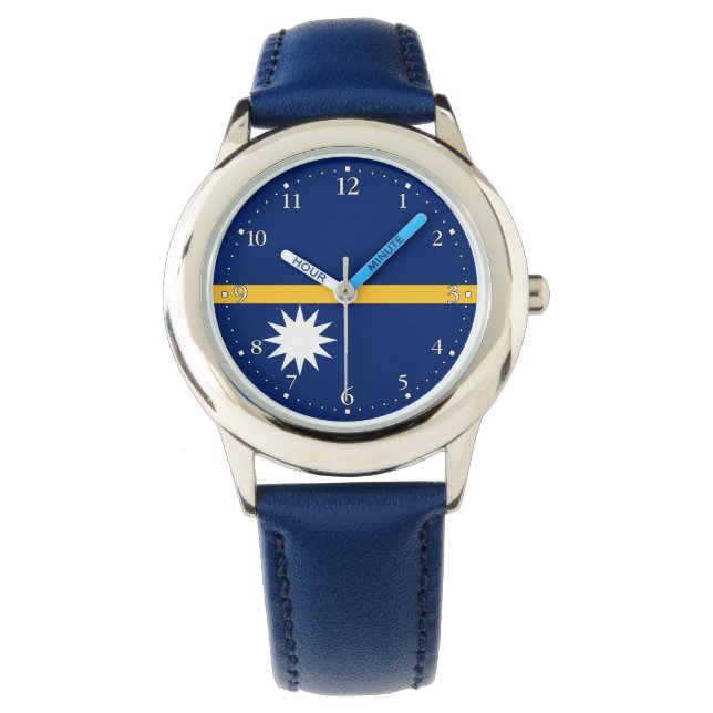 Montre Drapeau de Nauru (devant)