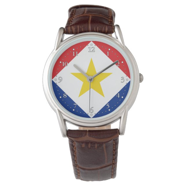 Montre Drapeau de Saba (devant)