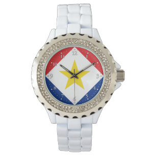 Montre Drapeau de Saba