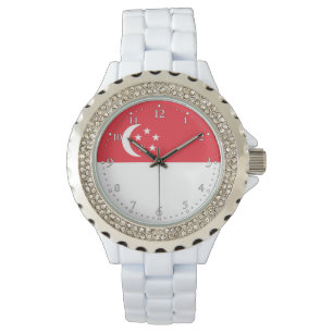 Montre Drapeau de Singapour