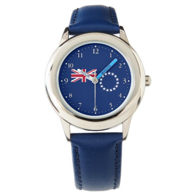 Montre Drapeau des Îles Cook (devant)