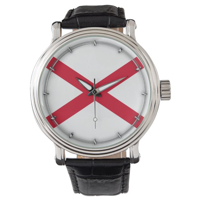 Montre Drapeau d'État de l'Alabama (devant)