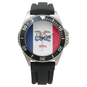 Montre Drapeau d'État de l'Iowa